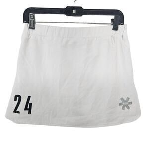 Osaka White Training S Rec Skort Skirt sz Medium Athletic Athleisure Performance